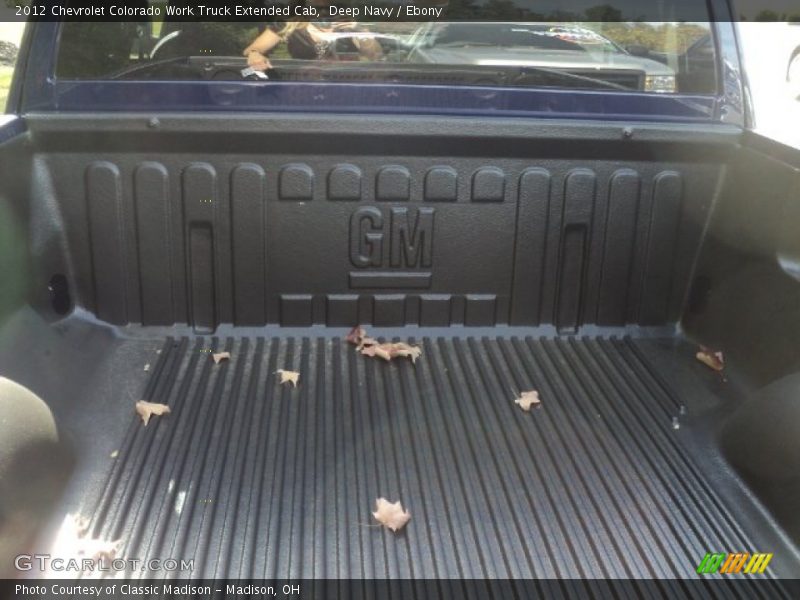 Deep Navy / Ebony 2012 Chevrolet Colorado Work Truck Extended Cab