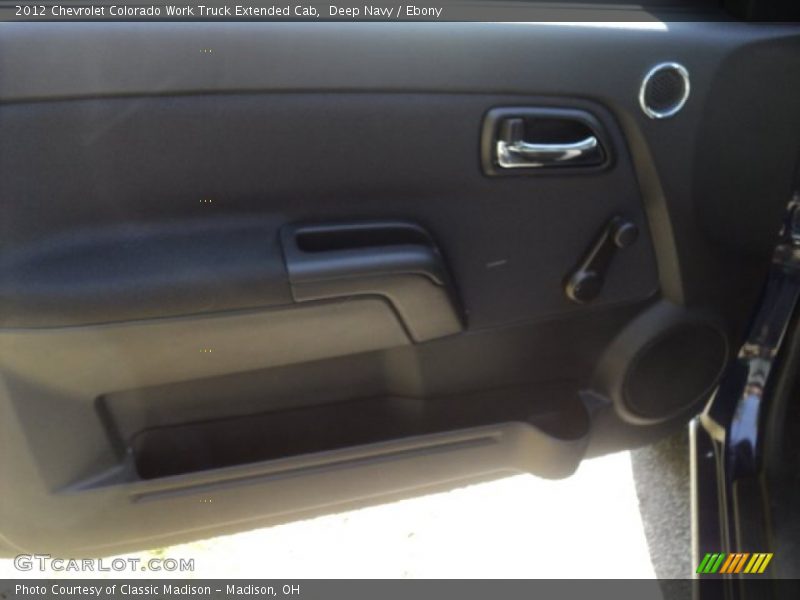 Deep Navy / Ebony 2012 Chevrolet Colorado Work Truck Extended Cab