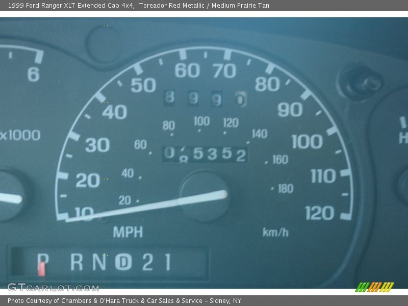 Toreador Red Metallic / Medium Prairie Tan 1999 Ford Ranger XLT Extended Cab 4x4