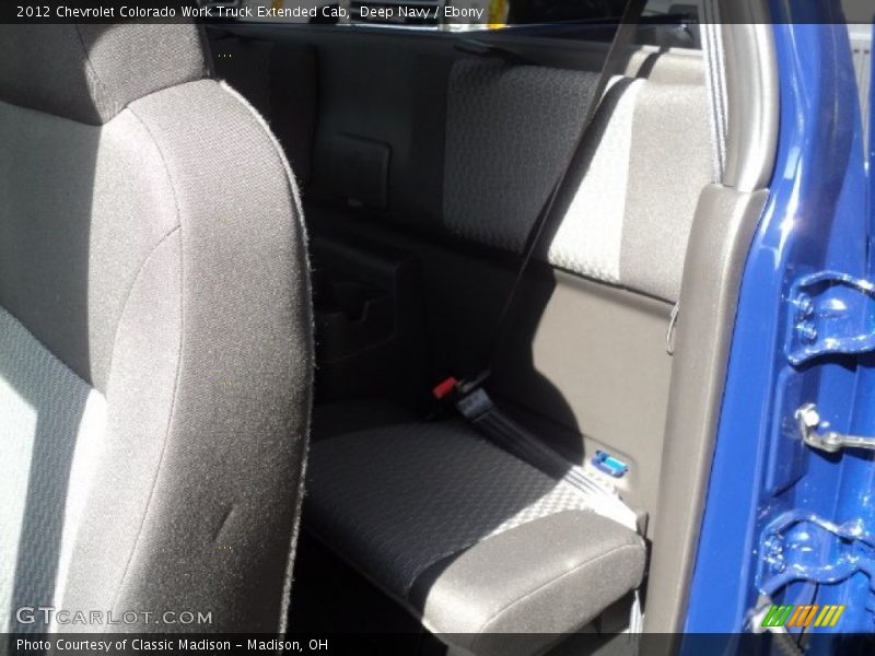 Deep Navy / Ebony 2012 Chevrolet Colorado Work Truck Extended Cab