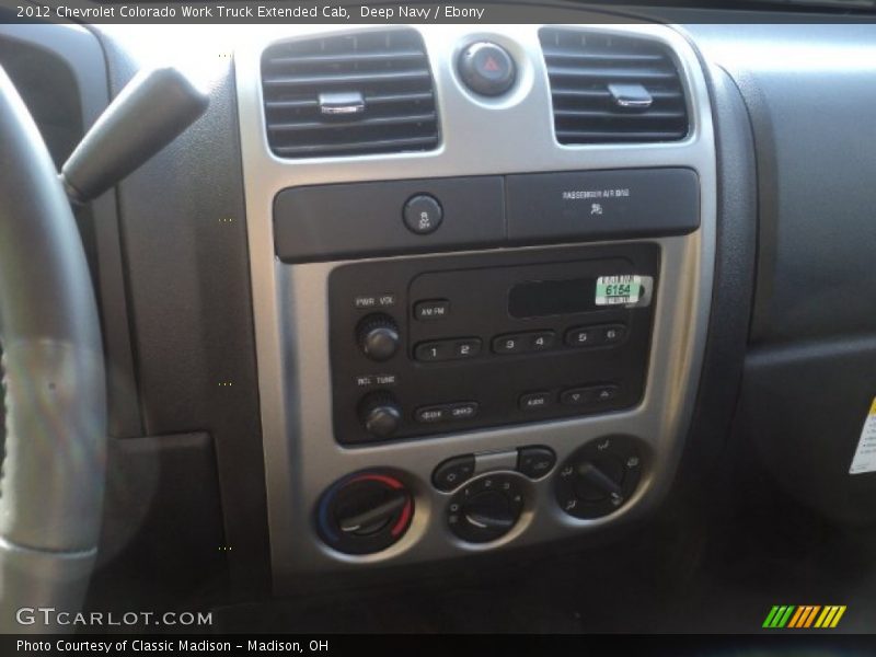 Deep Navy / Ebony 2012 Chevrolet Colorado Work Truck Extended Cab