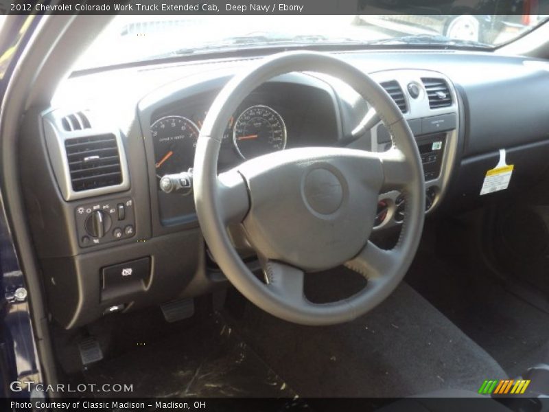 Deep Navy / Ebony 2012 Chevrolet Colorado Work Truck Extended Cab