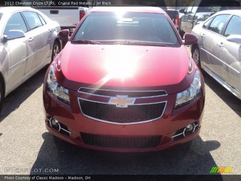 Crystal Red Metallic / Jet Black 2012 Chevrolet Cruze LT/RS
