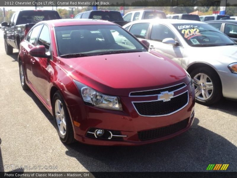 Crystal Red Metallic / Jet Black 2012 Chevrolet Cruze LT/RS