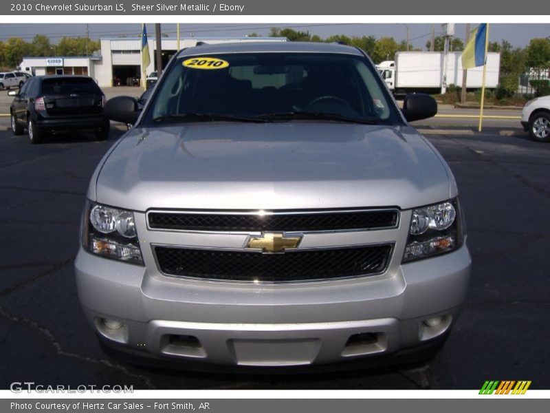 Sheer Silver Metallic / Ebony 2010 Chevrolet Suburban LS