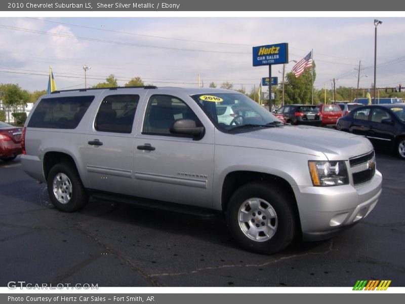 Sheer Silver Metallic / Ebony 2010 Chevrolet Suburban LS