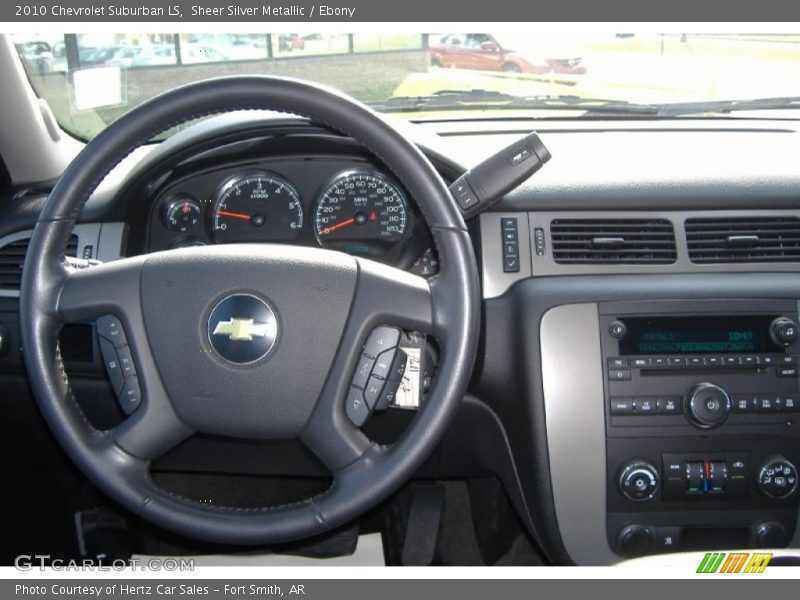 Sheer Silver Metallic / Ebony 2010 Chevrolet Suburban LS