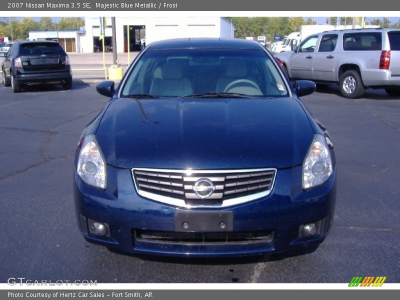 Majestic Blue Metallic / Frost 2007 Nissan Maxima 3.5 SE