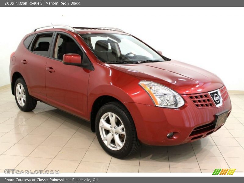 Venom Red / Black 2009 Nissan Rogue S