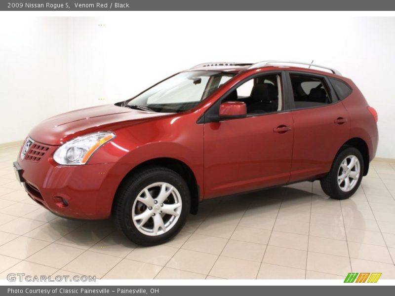 Venom Red / Black 2009 Nissan Rogue S