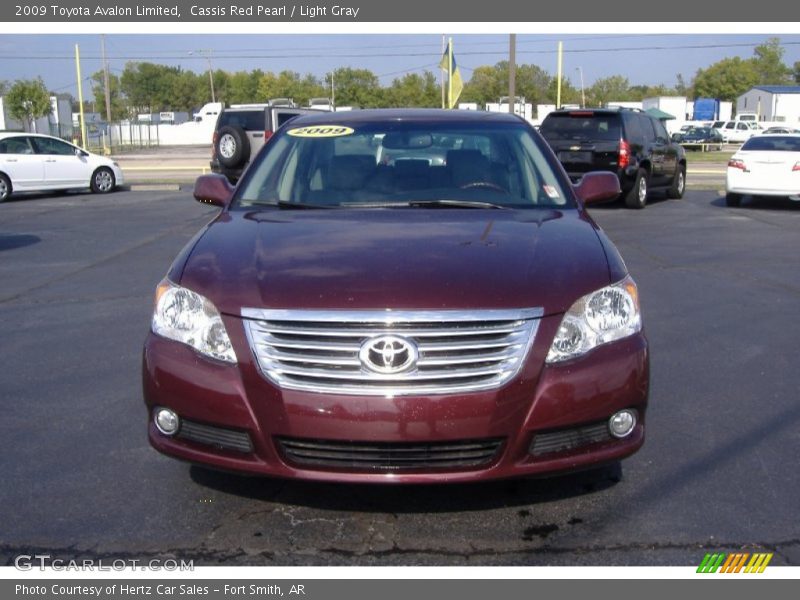 Cassis Red Pearl / Light Gray 2009 Toyota Avalon Limited
