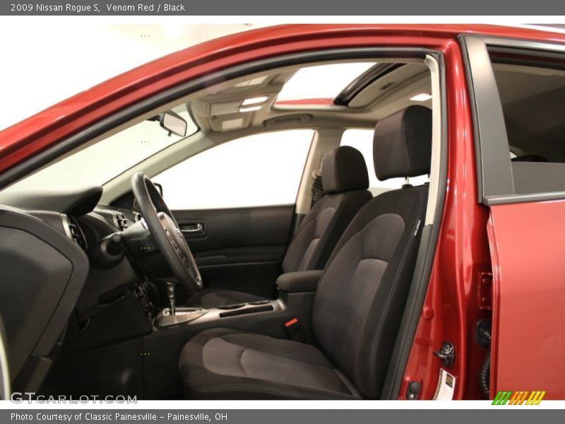 Venom Red / Black 2009 Nissan Rogue S
