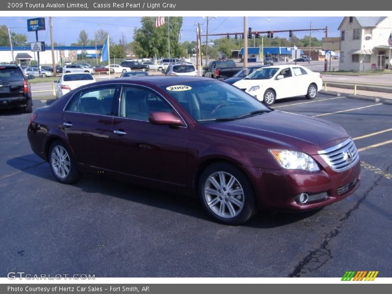 Cassis Red Pearl / Light Gray 2009 Toyota Avalon Limited