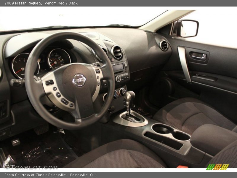 Venom Red / Black 2009 Nissan Rogue S