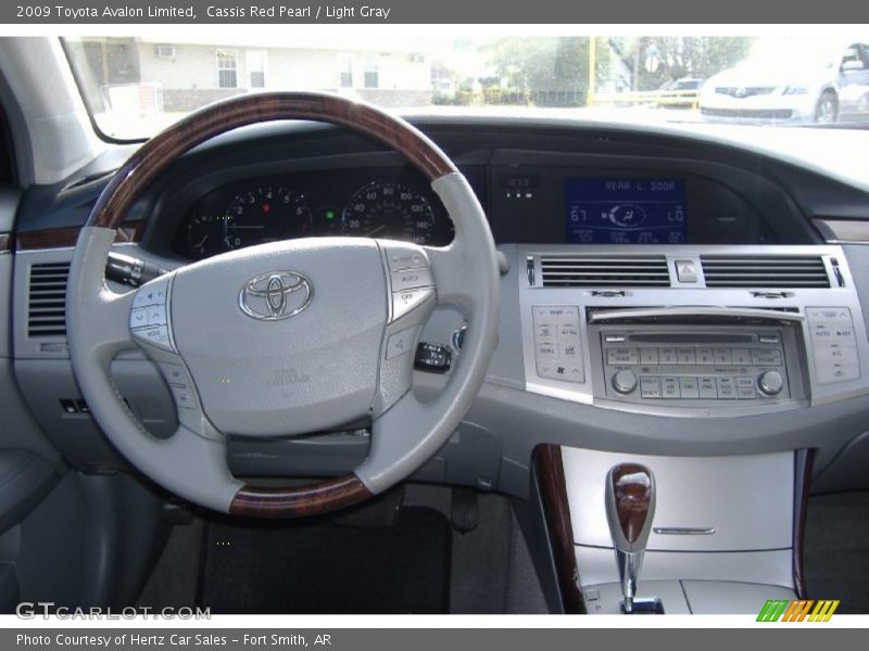 Cassis Red Pearl / Light Gray 2009 Toyota Avalon Limited