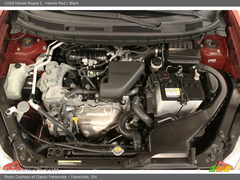 Venom Red / Black 2009 Nissan Rogue S
