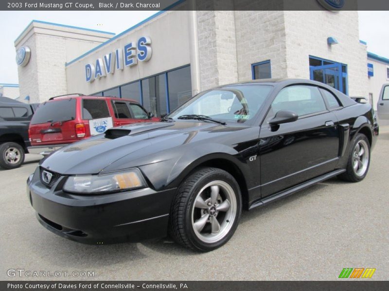 Black / Dark Charcoal 2003 Ford Mustang GT Coupe