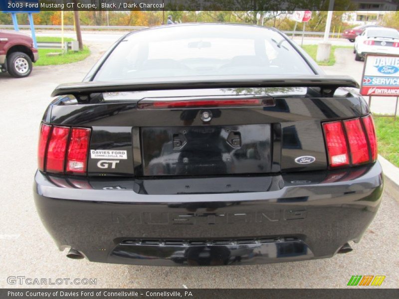Black / Dark Charcoal 2003 Ford Mustang GT Coupe