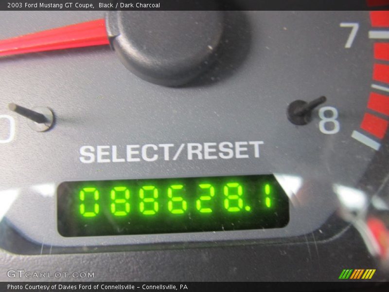 Black / Dark Charcoal 2003 Ford Mustang GT Coupe