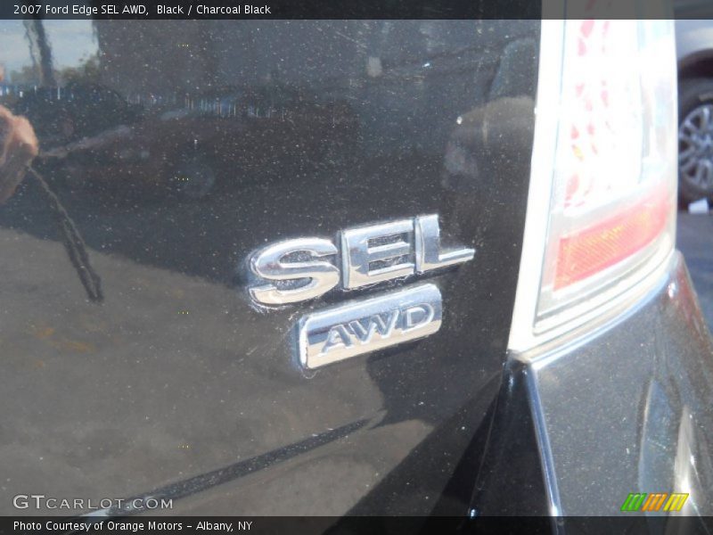 Black / Charcoal Black 2007 Ford Edge SEL AWD