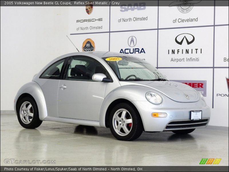 Reflex Silver Metallic / Grey 2005 Volkswagen New Beetle GL Coupe