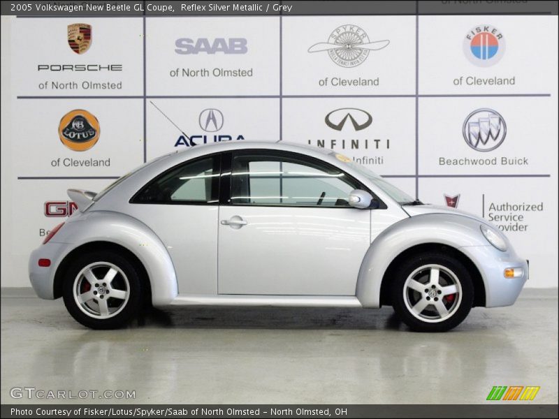 Reflex Silver Metallic / Grey 2005 Volkswagen New Beetle GL Coupe