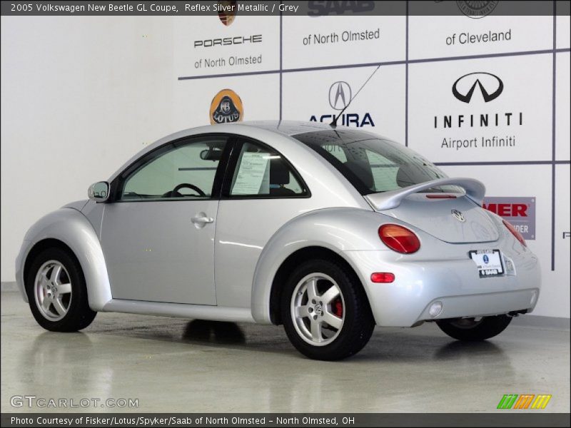 Reflex Silver Metallic / Grey 2005 Volkswagen New Beetle GL Coupe