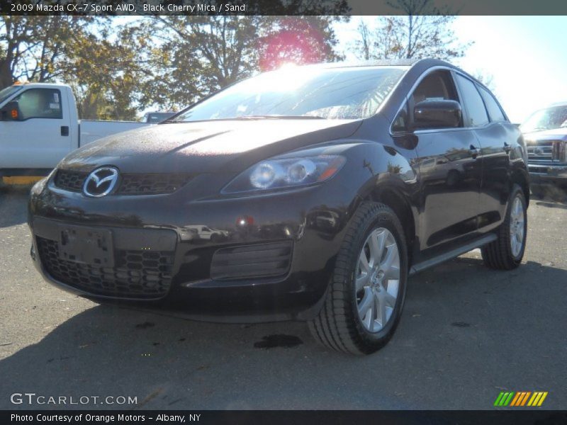 Black Cherry Mica / Sand 2009 Mazda CX-7 Sport AWD