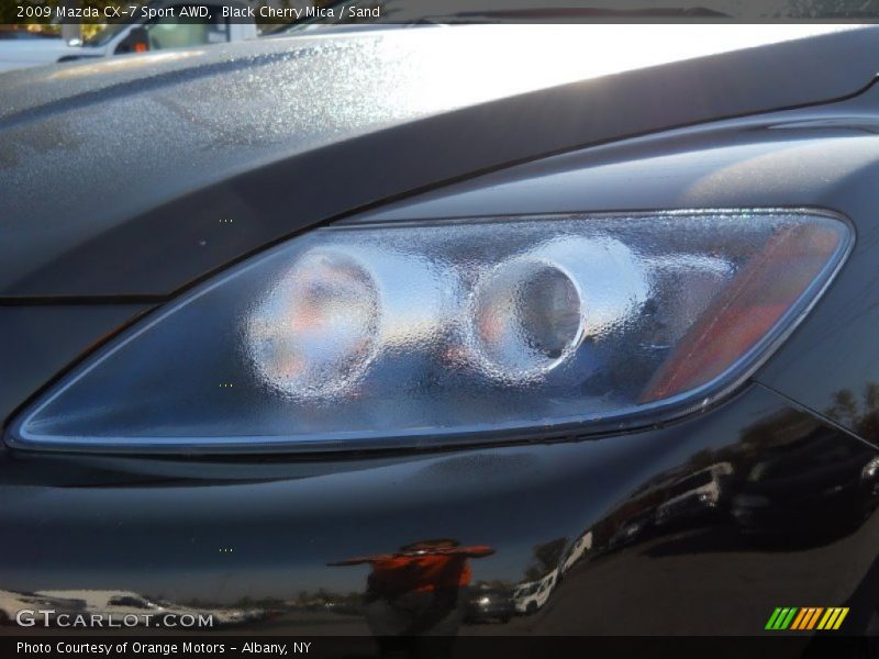 Black Cherry Mica / Sand 2009 Mazda CX-7 Sport AWD