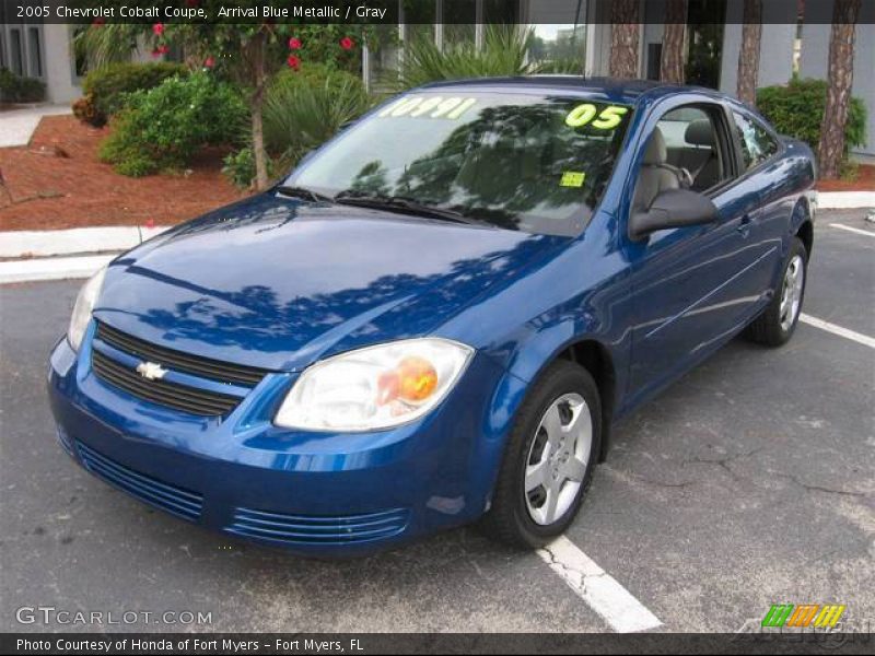 Arrival Blue Metallic / Gray 2005 Chevrolet Cobalt Coupe