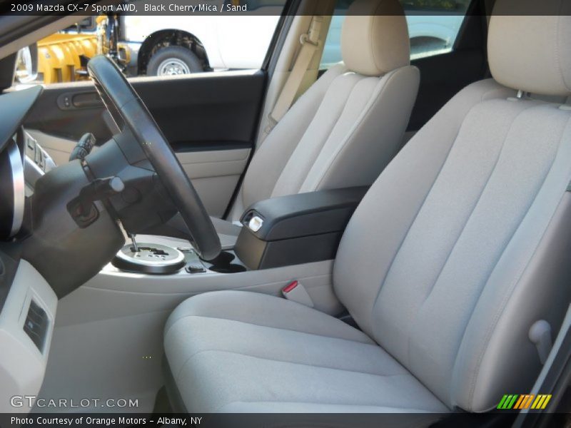 Black Cherry Mica / Sand 2009 Mazda CX-7 Sport AWD