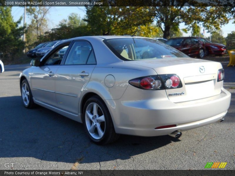 Smokestone / Beige 2008 Mazda MAZDA6 i Sport Sedan