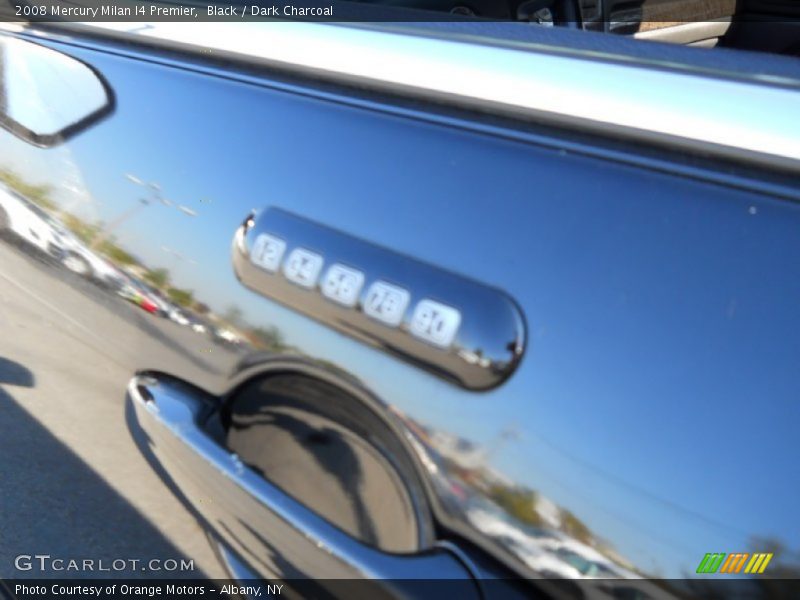 Black / Dark Charcoal 2008 Mercury Milan I4 Premier