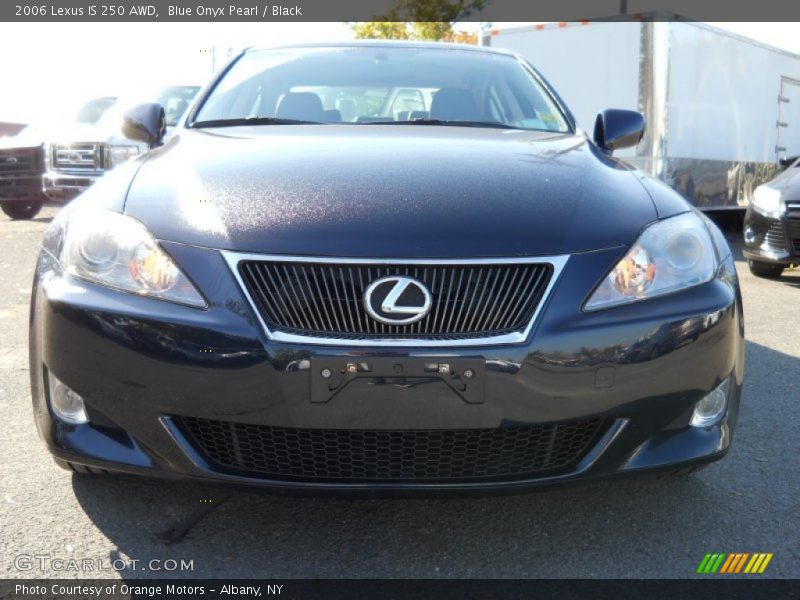 Blue Onyx Pearl / Black 2006 Lexus IS 250 AWD