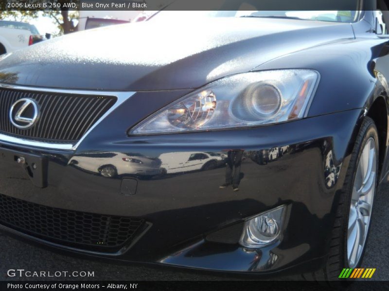 Blue Onyx Pearl / Black 2006 Lexus IS 250 AWD