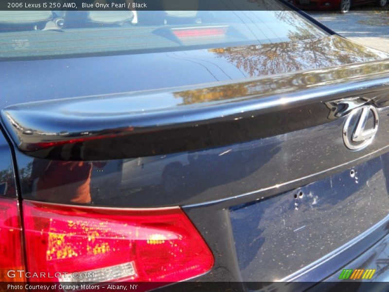 Blue Onyx Pearl / Black 2006 Lexus IS 250 AWD