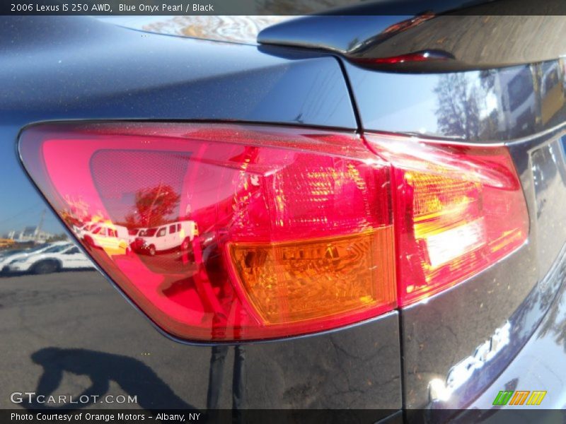 Blue Onyx Pearl / Black 2006 Lexus IS 250 AWD