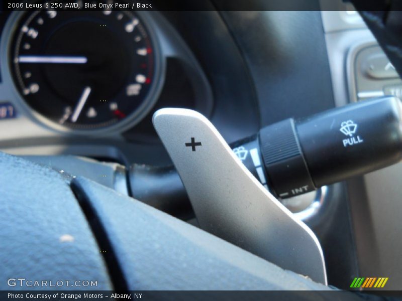 Blue Onyx Pearl / Black 2006 Lexus IS 250 AWD