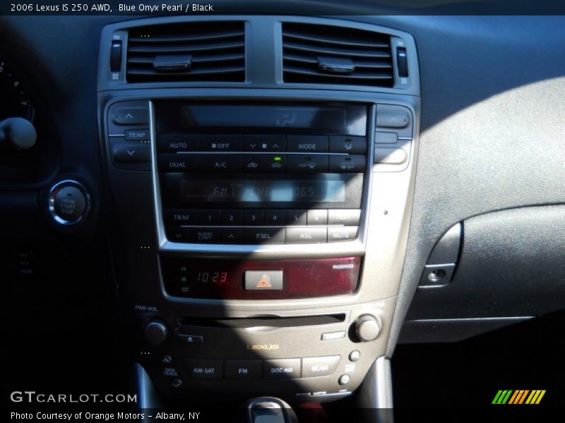 Blue Onyx Pearl / Black 2006 Lexus IS 250 AWD