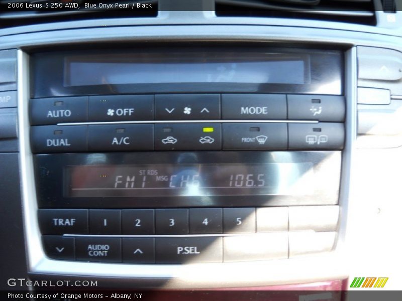 Blue Onyx Pearl / Black 2006 Lexus IS 250 AWD