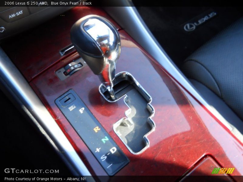 Blue Onyx Pearl / Black 2006 Lexus IS 250 AWD