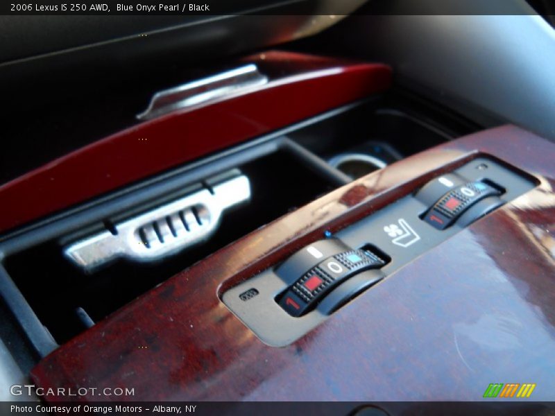 Blue Onyx Pearl / Black 2006 Lexus IS 250 AWD