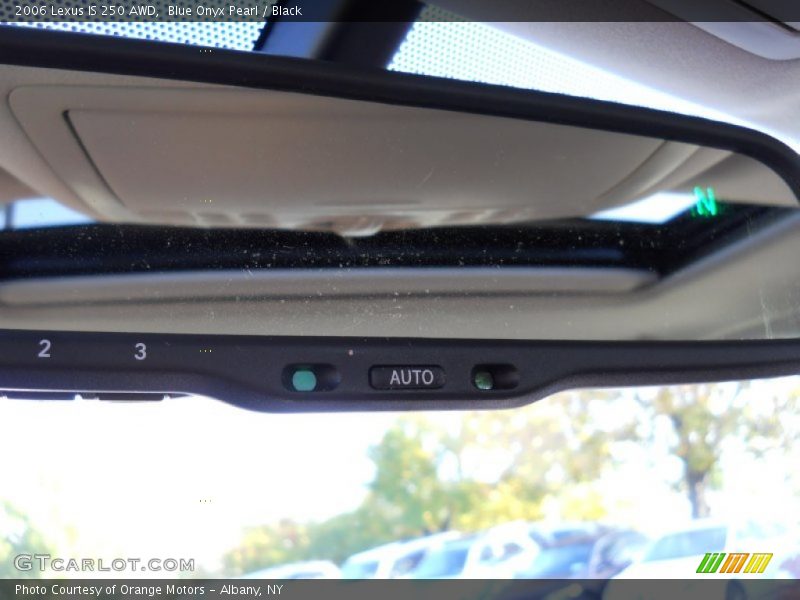 Blue Onyx Pearl / Black 2006 Lexus IS 250 AWD