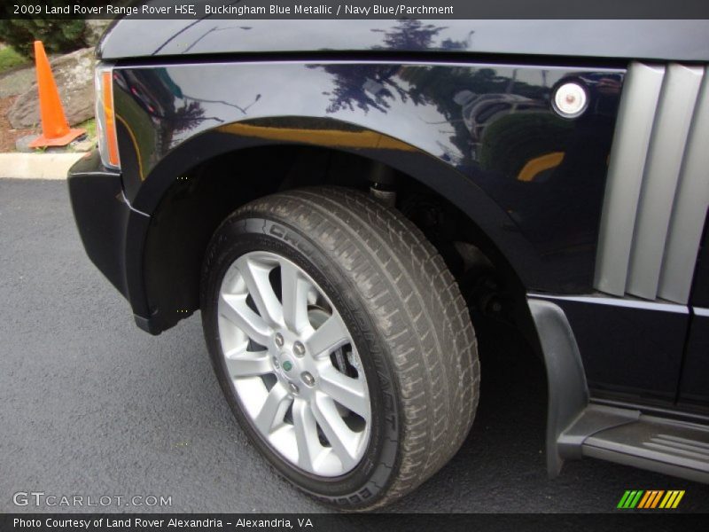 Buckingham Blue Metallic / Navy Blue/Parchment 2009 Land Rover Range Rover HSE