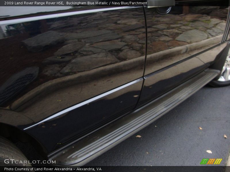 Buckingham Blue Metallic / Navy Blue/Parchment 2009 Land Rover Range Rover HSE