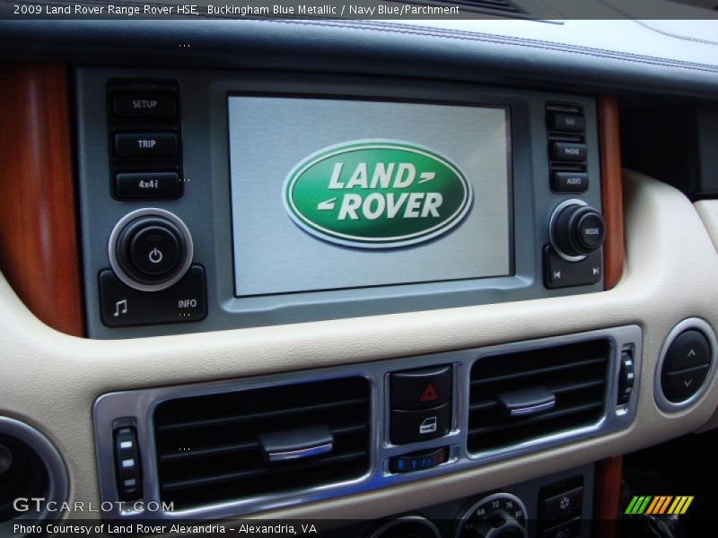 Controls of 2009 Range Rover HSE