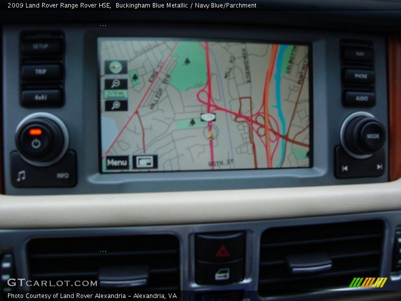 Buckingham Blue Metallic / Navy Blue/Parchment 2009 Land Rover Range Rover HSE