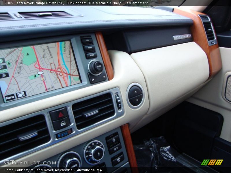Buckingham Blue Metallic / Navy Blue/Parchment 2009 Land Rover Range Rover HSE
