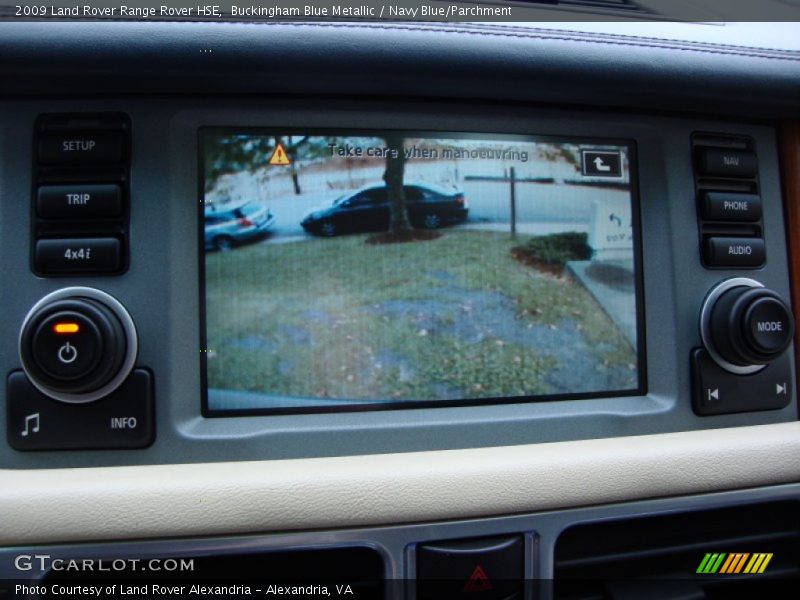 Buckingham Blue Metallic / Navy Blue/Parchment 2009 Land Rover Range Rover HSE