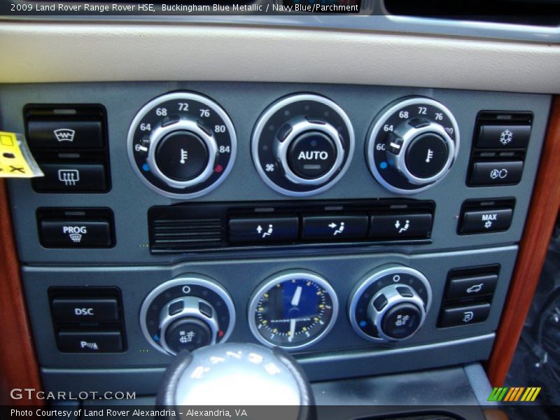 Controls of 2009 Range Rover HSE